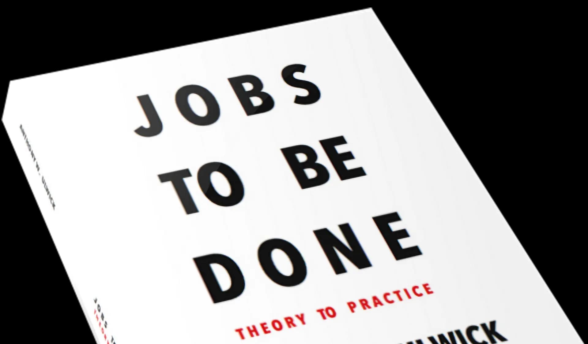 Jobs to Be Done book cover